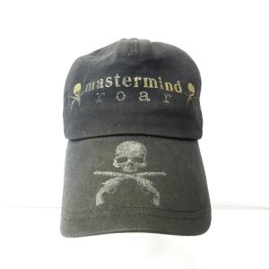 mastermind JAPAN roar スカル キャップ 帽子 アジャスター 装飾 ドクロ ガイコツ ブラック M IBO27