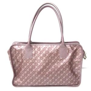 GHERARDINI ソフティ トートバッグ ショルダーバッグ ジップ ダークピンク