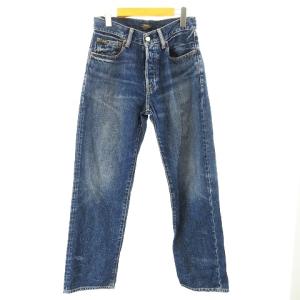 デニムパンツ ジーンズ ジーパン ボタンフライ インディゴ ブルー No25 M