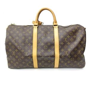 LOUIS VUITTON M41416 キーポル バンドリエール50 モノグラム ボストンバッグ 茶