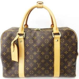 M40074 ハワイ限定刻印 キャリーオール モノグラム ボストンバッグ ダッフル ブラウン