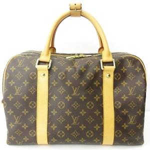 LOUIS VUITTON M40074 ハワイ限定刻印 キャリーオール モノグラム ボストンバッグ ダッフル ブラウン