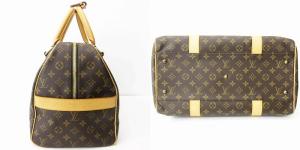 LOUIS VUITTON M40074 ハワイ限定刻印 キャリーオール モノグラム ボストンバッグ ダッフル ブラウン