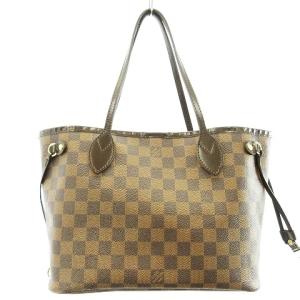 LOUIS VUITTON N41359 ダミエ ネヴァーフルPM トートバッグ レザー ブラウン