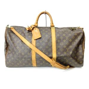 M41414 モノグラム キーポル バンドリエール55 ボストンバッグ 茶