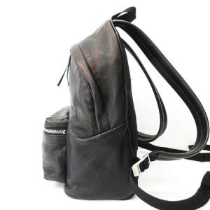 SAINT LAURENT PARIS 462807 サック シティ リュックサック シルバー金具 レザー マジョーラ ブラック STK