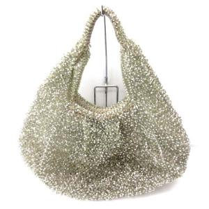 ワイヤーバッグ トートバッグ ショルダーバッグ シルバー WY