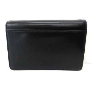 BALLY セカンドバッグ クラッチバッグ レザー ダイヤルロック ゴールド金具 黒 ブラック STK