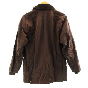 Barbour BEDALE オイルドジャケット コーデュロイ切替 裏地チェック ワックスコットン ブラウン
