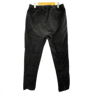 RIPVANWINKLE 20AW ソリッドパンツ スラックス ストレッチ イージー ウエストゴム RB-214 ブラック 6