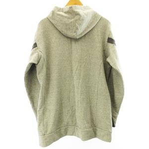 RIPVANWINKLE 20SS ラインフーディー RW-206 フード パーカー スウェット コットン グレー 5 L相当 STK