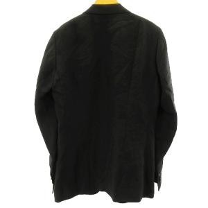 RIPVANWINKLE アール r リネン テーラードジャケット r-214 ブレザー シングル ネップ ビジネス フォーマル ブラック 5 L相当