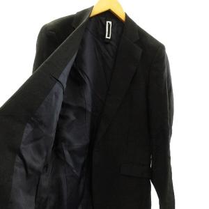 RIPVANWINKLE アール r リネン テーラードジャケット r-214 ブレザー シングル ネップ ビジネス フォーマル ブラック 5 L相当