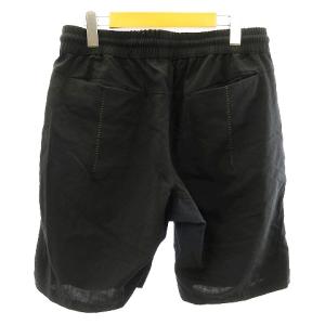 RIPVANWINKLE 20SS ブッシュジャージショーツ RW-251 ハーフ ショートパンツ 短パン ドローコード ウール ブラック 6 XL相当