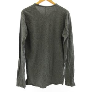 RIPVANWINKLE アール r ドロップショルダー Tシャツ rw-02 カットソー 長袖 コットン グレー 5 L相当 STK