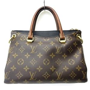 LOUIS VUITTON M41218 モノグラム キャンバス パラスBB ハンドバッグ バイカラー ブラウン