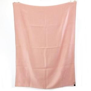 ストール モノグラム カシミヤ シルク ピンク