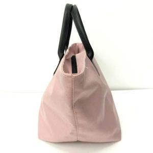 Hervé Chapelier 1407C レザーハンドルライン 舟形トートバッグM コーデュラナイロン タラマ ピンク