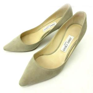 MILANDA パンプス ポインテッドトゥ スウェードレザー ライトベージュ 38 25cm