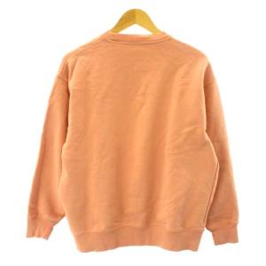 Acne Studios スウェット トレーナー プルオーバー 長袖 ワッペン コットン ピンク XS