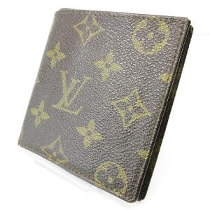 ヴィンテージ 80年代 モノグラム ロゴ 二つ折り財布 ウォレット カードケース ブラウン