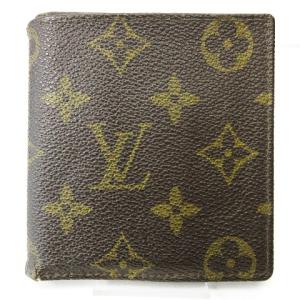 LOUIS VUITTON ヴィンテージ 80年代 モノグラム ロゴ 二つ折り財布 ウォレット カードケース ブラウン