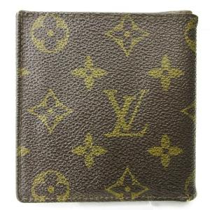 LOUIS VUITTON ヴィンテージ 80年代 モノグラム ロゴ 二つ折り財布 ウォレット カードケース ブラウン