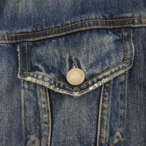 POLO RALPH LAUREN デニムジャケット ジージャン ブルゾン ウォッシュ加工 インディゴブルー M