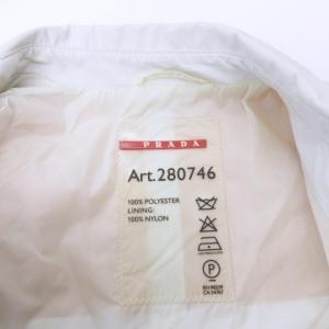 PRADA SPORT ゴアテックス ブルゾン ジャケット ジップアップ 白 ホワイト 40 M 1223