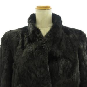 SAGA MINK ジョセフィーヌ Josephine 銀サガ 毛皮 ミンク コート ジャケット アウター ブラック 11 M相当 着丈68cm