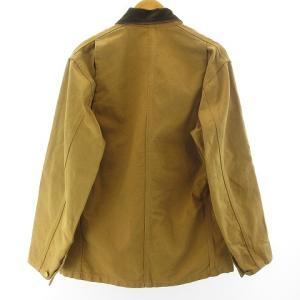 Carhartt ミシガンチョア カバーオール ダック地 ジャケット アウター ベージュ系 ブラウン L相当 EC