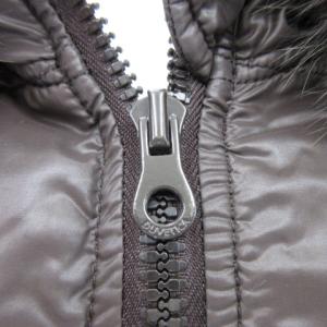 DUVETICA Kappa ダウンコート ナイロン フォックスファー 毛皮 茶 ダークブラウン 40 約M-L