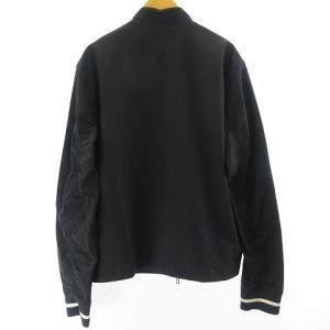 EMPORIO ARMANI ジップアップ ブルゾン トップス ワンポイントロゴ ポリエステル ネイビー 50 L相当