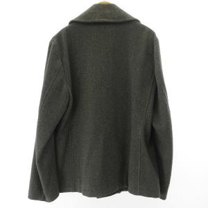 LACOSTE エクスクルーシブエディション EXCLUSIVE EDITION ダブル P ピーコート ジャケット アウター ウール グレー