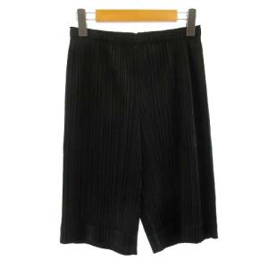 14年 プリーツ ショートパンツ ボトムス ブラック 大きいサイズ 5