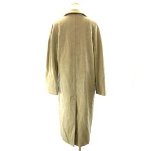 Max Mara 白タグ ロング コート ウール カシミヤ混 ベージュ 40 M イタリア製 ECR17