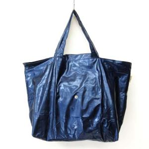 GHERARDINI サブバッグ エコバッグ 折畳み 軽量 紺 ネイビー イタリア製 ECR17