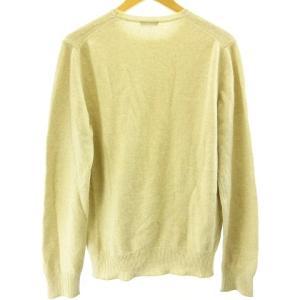 Cruciani カシミヤ混 ニット セーター カットソー 長袖 コットン ホワイト 50 L相当