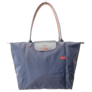 ル プリアージュ LE PLIAGE 折り畳み ハンド トートバッグ 大容量 ネイビー レッド WY