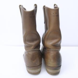 RED WING ヴィンテージ 90s 刺繍羽タグ 縦羽タグ 1197 ペコスブーツ シューズ レザー 茶 ブラウン 8 EE 約26cm IBO35