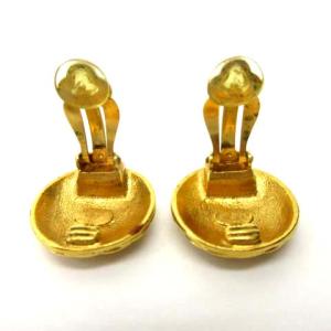 CHANEL 96A ヴィンテージ イヤリング ココマーク ラウンド ゴールド