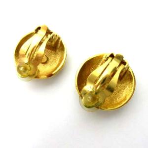 CHANEL 96A ヴィンテージ イヤリング ココマーク ラウンド ゴールド