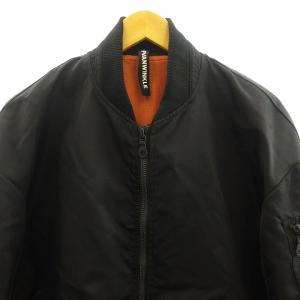 RIPVANWINKLE 19SS RW-116 MA-1 ブルゾン 長袖 ジャージ切替 5 ブラック オレンジ