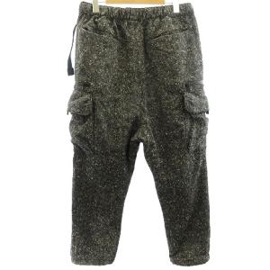 RIPVANWINKLE 20AW RB-242 クロップド ブッシュ パンツ スラックス ベルト付き ウール グレー 5 L相当