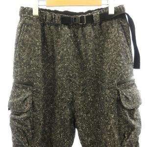 RIPVANWINKLE 20AW RB-242 クロップド ブッシュ パンツ スラックス ベルト付き ウール グレー 5 L相当