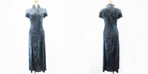 PLEATS PLEASE ISSEY MIYAKE デニム転写 セットアップ シャツ パンツ スカート 4点 3 青