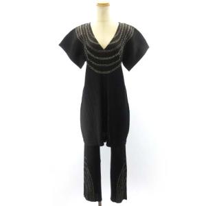 PLEATS PLEASE 2023 12月 柄 長袖チュニック