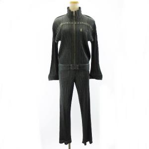 PLEATS PLEASE ISSEY MIYAKE セットアップ デニム 転写 ジャケット パンツ 3 ブルー