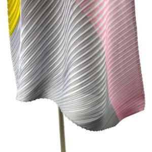 PLEATS PLEASE ISSEY MIYAKE 変形 ワンピース 斜めプリーツ アシンメトリー 切替 PP53-JH553 マルチカラー 5