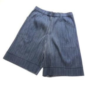 PP13-JF583 ショートパンツ フレア プリーツ 大きいサイズ 5 ダークグレー